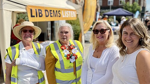 Lib Dem Listen Stall